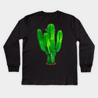 cactus euphorbia Kids Long Sleeve T-Shirt